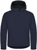 Clique Softshell jas met Capuchon Basic Heren - Dark Navy - Maat 5XL