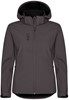 Clique 0200917 Classic Softshell Hoody Lady - Donkergrijs - XS