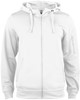 Clique 021014 Basic Active Hoody FZ - Wit - 4XL