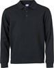 Clique Basic Polo Sweater Zwart - Maat XS