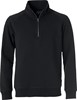 Clique Classic Half Zip 021043 - Zwart - XXL