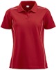 Clique New Alpena Dames Polo Rood maat XXL