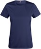Clique T-shirt Basic Active Dames Donker Navy - Maat S