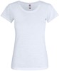 Clique 029353 Slub-T Ladies - Wit - XXL