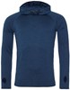 Herensporthoodie 'Cool Cowl Neck' Navy Melange - M