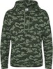 Vegan Hoodie met capuchon 'Camo' Green - S