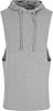 Urban Sleeveless Muscle Hoodie Zwart L