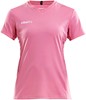 Craft Squad Shirt Korte Mouw Dames - Roze | Maat: XXL