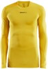 Craft Pro Control Compression Shirt Lange Mouw - Geel | Maat: 3XL