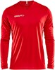 Craft Squad Jersey Solid LS Shirt Heren Sportshirt - Maat M  - Mannen - rood/wit