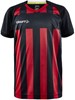 Craft Progress 2.0 Stripe Jersey JR 1910177 - Black/Bright Red - 134/140