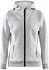 Craft 1910626 Core Soul Full Zip Hood Wmn - Grey Melange - L