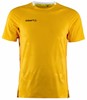Craft Premier Solid Shirt Korte Mouw Heren - Geel | Maat: XL