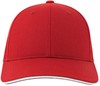 Atlantis AT684 Liberty Sandwich-S Cap - Red/White - One Size