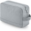 Atlantis BG277 Recycled Essentials Wash Bag - Pure-Grey - 24 x 17 x 9 cm