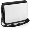 Sublimation Messenger Bag Maat 36 x 30 x 11,5 cm (Zwart/Wit)