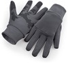 Handschoenen Unisex L/XL Beechfield Graphite Grey 93% Polyester, 7% Elasthan