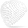 Beechfield CB380 Engineered Knit Ribbed Beanie - White - One Size