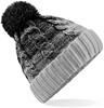 Beechfield CB459 Ombré Beanie - Black/Light Grey - One Size