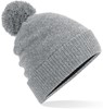 Beechfield CB502 Water Repellent Thermal Snowstar® Beanie - Heather Grey - One Size