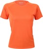 Damessportshirt 'Tech Tee' met korte mouwen Orange - M