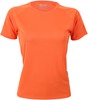 Damessportshirt 'Tech Tee' met korte mouwen Orange - L