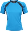 Cona Sports CN150 Ladies´ Pace Tech Tee - Azure Blue/Anthracite - S