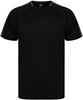 Finden+Hales FH290 Unisex Team T-Shirt - Black/Gunmetal Grey - XS