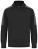 Finden+Hales FH341 Adult's Team Hoodie - Black/Gunmetal Grey - XXS