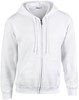 Sweatshirt Heren M Gildan Lange mouw White 50% Katoen, 50% Polyester