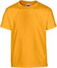 Heavy Cotton�Classic Fit Youth T-shirt Kind 5/6 years (S) 100% Katoen Gold