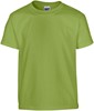 T-shirt Kind 7/8 years (M) Gildan Ronde hals Korte mouw Kiwi (x72) 100% Katoen