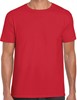 T-shirt met ronde hals 'Softstyle® Ring Spun' Gildan Rood - 4XL