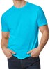 T-shirt Heren 3XL 100% Katoen Caribbean Blue