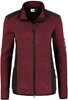 Hakro 236 Women's knitted fleece jacket Churchill - Mottled Burgundy - XS