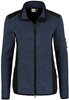 Hakro 236 Women's knitted fleece jacket Churchill - Mottled Navy - M