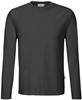 Hakro 279 Long-sleeved shirt MIKRALINAR® - Carbon Grey - XS