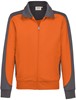 Hakro 477 Sweat jacket Contrast MIKRALINAR® - Orange/Anthracite - 4XL