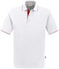 Hakro 803 Polo shirt Casual - White/Red - L