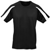 Just JC003 Contrast Cool T - Jet Black/Arctic White - XS