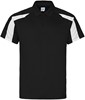 Herenpolo 'Contrast Cool' korte mouwen Black/White - XXL