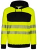 Korntex KX1002 EOS Hi-Vis Workwear Hoody With Printing Area - Signal Yellow/Black - XXL