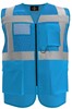 Korntex KX808 Multifunctional Hi-Vis Mesh-Vest Athens - Sky Blue - S