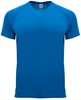 Kobaltblauw unisex sportshirt korte mouwen Bahrain merk Roly maat XXL