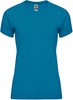 Maanlicht Blauw dames sportshirt korte mouwen Bahrain merk Roly maat XL