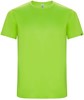 Fluorescent Groen unisex ECO sportshirt korte mouwen 'Imola' merk Roly maat M