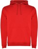 Rode heren Hoodie met capuchon en koord Urban merk Roly maat XL