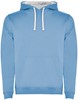 Roly RY1067 Men´s Urban Hooded Sweatshirt - Sky Blue 10/White 01 - M