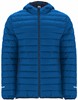 Gewatteerde sport jas met reflectie met donsvulling Kobalt Blauw / Donker Blauw model Norway Sport merk Roly maat 2XL