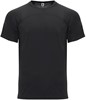 Zwart sportshirt unisex 'Monaco' merk Roly maat XXL